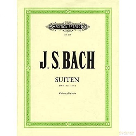6 Solo Suites Bwv 10071012 - Johann Sebasti Bach [KSIĄŻKA]