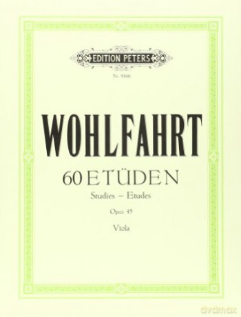 60 Studies Op 45 For Violin Transcribed - Fritz Spindler [KSIĄŻKA]