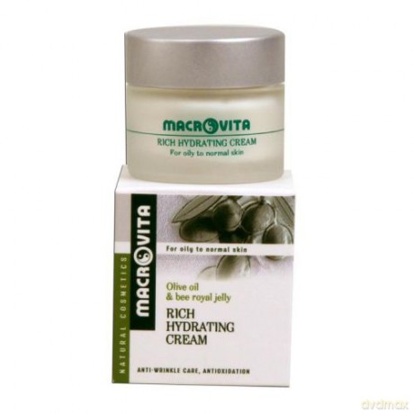 Macrovita rich hydrating cream z bio-oliwą z oliwek i bio-mleczkiem pszczelim - bogaty krem nawilżający i odżywczy 40ml [KOSMETYKI]