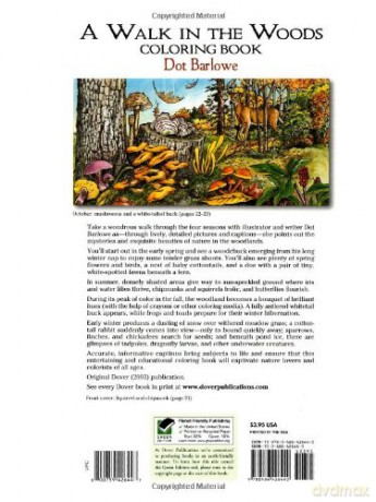 A Walk In The Woods Coloring Book - Unknown [KSIĄŻKA]