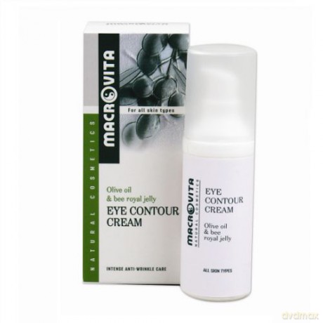 Macrovita eye contour cream z bio-oliwą z oliwek i bio-mleczkiem pszczelim - odżywczy krem pod oczy 30ml [KOSMETYKI]