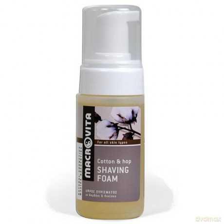 Macrovita shaving foam z bawełną i bio-chmielem - pianka do golenia 100ml [KOSMETYKI]