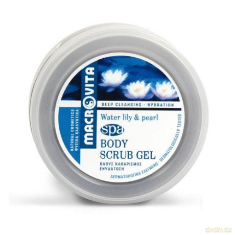 Macrovita body scrub gel spa z lilią wodną i wyciągiem z pereł - peeling w żelu do ciała 200ml [KOSMETYKI]