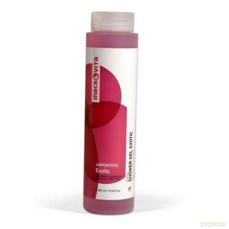 Macrovita shower gel exotic z wyciągiem z bio-malwy i bio-owsa - energetyzujący żel pod prysznic 300ml [KOSMETYKI]