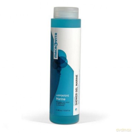 Macrovita shower gel marine z wyciągiem z bio-malwy i bio-owsa - odświeżający żel pod prysznic 300ml [KOSMETYKI]