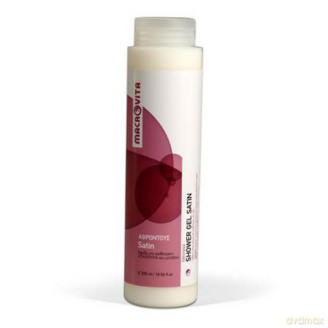 Macrovita shower gel satin z wyciągiem z bio-malwy i bio-owsa - aksamitny żel pod prysznic 300ml [KOSMETYKI]