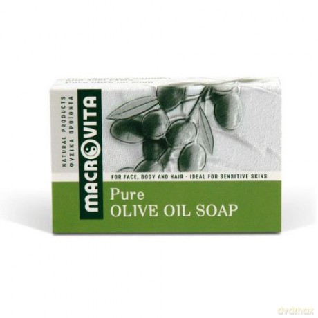 Macrovita traditional green soap z oliwą z oliwek - tradycyjne zielone mydełko naturalne 125g [KOSMETYKI]