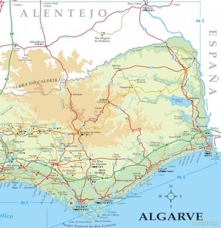 Algarve Sunflower Walking Guide: 55 long and short walks and 5 car tours - Brian Anderson [KSIĄŻKA]