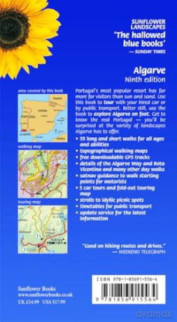 Algarve Sunflower Walking Guide: 55 long and short walks and 5 car tours - Brian Anderson [KSIĄŻKA]