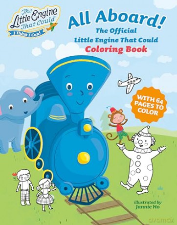 All Aboard! The Official Little Engine That Could Coloring Book (The Little Engine That Could) [KSIĄŻKA]