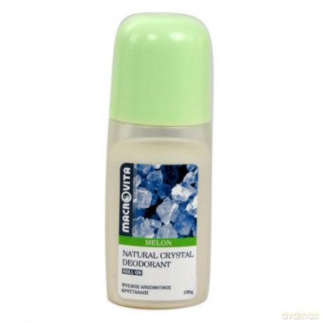 Macrovita natural crystal deodorant roll-on "melon" - dezodorant roll-on z naturalnym kryształem 100g [KOSMETYKI]