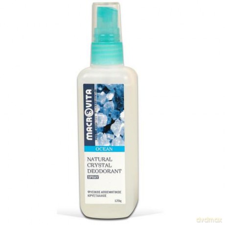 Macrovita natural crystal deodorant spray "ocean" - dezodorant w sprayu z naturalnym kryształem 120g [KOSMETYKI]
