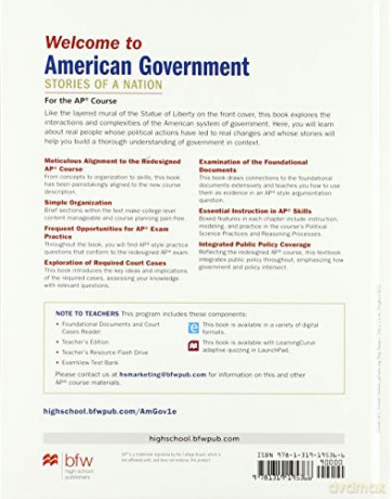 American Government: Stories of a Nation: For the Ap(r) Course - Unknown [KSIĄŻKA]