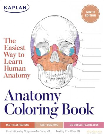 Anatomy Coloring Book - Stephanie Mccann [KSIĄŻKA]