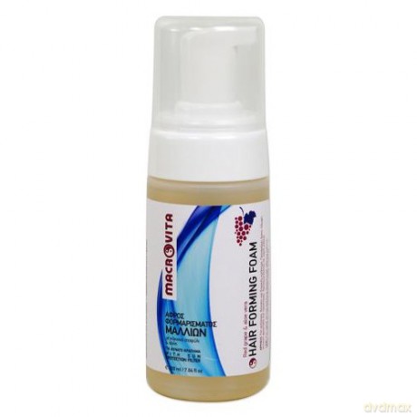 Macrovita hair forming foam z bio-czerwonymi winogronami i bio-aloesem - elastyczna pianka do szybkiego formowania fryzur 150ml [KOSMETYKI]