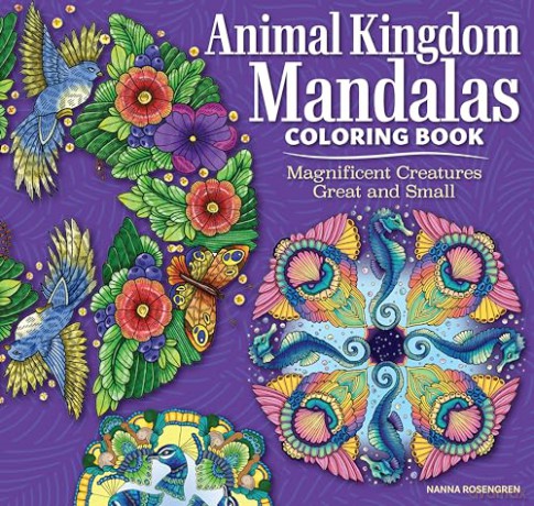 Animal Kingdom Mandalas Coloring Book - Nanna Rosengren [KSIĄŻKA]