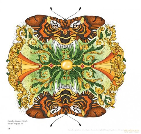 Animal Kingdom Mandalas Coloring Book - Nanna Rosengren [KSIĄŻKA]