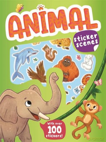 Animal Sticker Scenes [KSIĄŻKA]