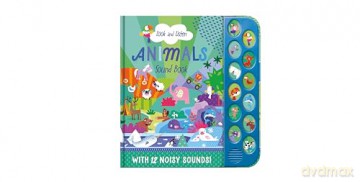 Animals 12 Button Sound Book - Laura Garner [KSIĄŻKA]