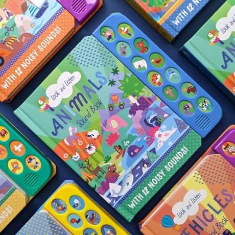 Animals 12 Button Sound Book - Laura Garner [KSIĄŻKA]