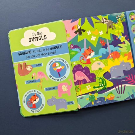 Animals 12 Button Sound Book - Laura Garner [KSIĄŻKA]