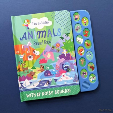 Animals 12 Button Sound Book - Laura Garner [KSIĄŻKA]