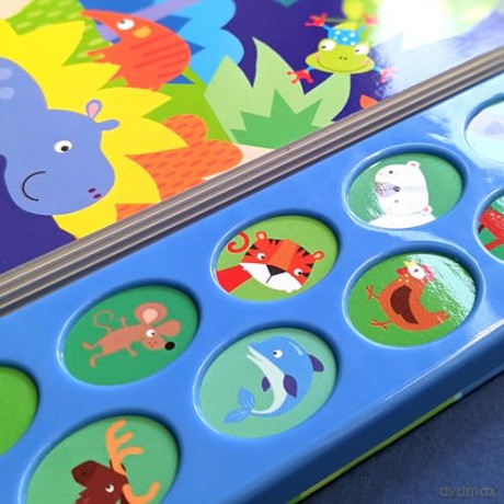 Animals 12 Button Sound Book - Laura Garner [KSIĄŻKA]