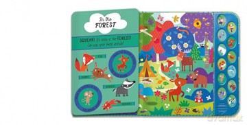Animals 12 Button Sound Book - Laura Garner [KSIĄŻKA]
