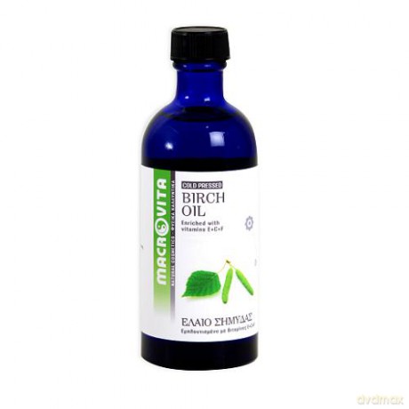 Macrovita olejek brzozowy - tłoczony na zimno olejek kosmetyczny z kompleksem witamin e+c+f 100ml [KOSMETYKI]