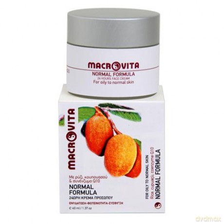 Macrovita normal formula z ryżem, cupuaçu i koenzymem q10 - rewitalizujący krem do cery normalnej i tłustej 40ml [KOSMETYKI]
