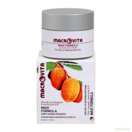 Macrovita maxi formula z bio-ryżem, cupuaçu i koenzymem q10 - rewitalizujący krem do cery suchej i odwodnionej 40ml [KOSMETYKI]