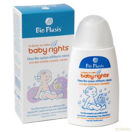 Bio plasis baby rights organiczny krem przeciw odparzeniom do przewijania niemowląt 100ml [KOSMETYKI]
