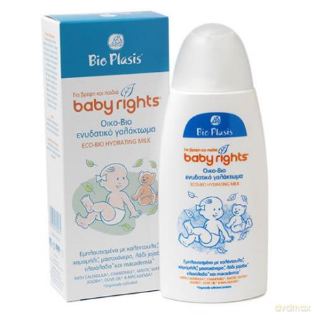 Bio plasis baby rights organiczne mleczko nawilżające dla niemowląt 150ml [KOSMETYKI]