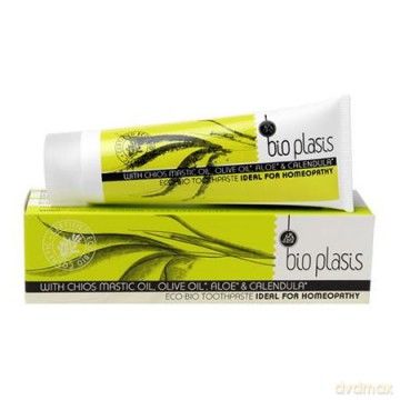 Bio plasis organiczna pasta mastyksowa do zębów z bio-aloesem i bio-nagietkiem 100g [KOSMETYKI]