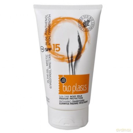 Bio plasis organiczne mleczko z filtrem spf 15 do opalania 150ml [KOSMETYKI]