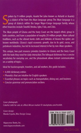 Asante Twi English English Asante Twi P - Hippocrene Book [KSIĄŻKA]