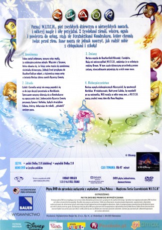 W.I.T.C.H. (Witch) Czarodziejki 2 (odcinki: 1-4) [DVD]