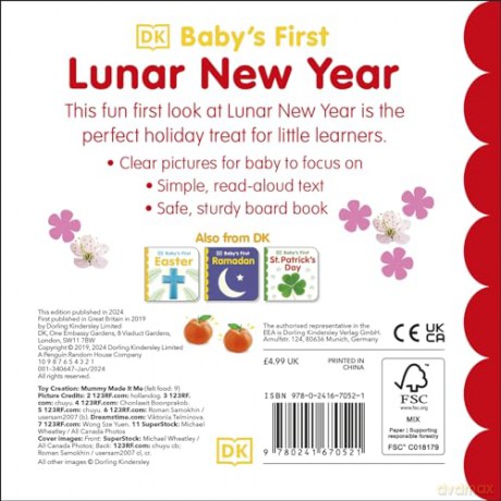 Babys First Lunar New Year - Dk [KSIĄŻKA]