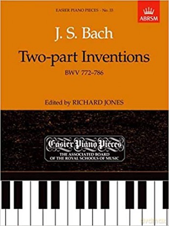 Bach Two-Part Inventions: Bwv 772-786 (Easier Piano Pieces) - J. S.; Jones, Bach [KSIĄŻKA]