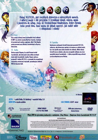 W.I.T.C.H. (Witch) Czarodziejki 2 (odcinki: 12-14) [DVD]