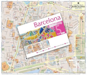 Barcelona Popout Map - Popout Maps [KSIĄŻKA]