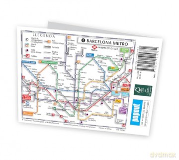 Barcelona Popout Map - Popout Maps [KSIĄŻKA]