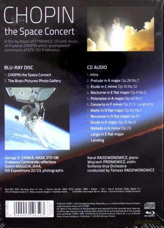 Karol Radziwonowicz: Chopin The Space Concert (Reż. Adam Ustynowicz) [Blu-Ray]+[CD]