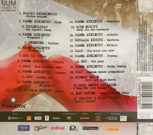 Wałęsa. Człowiek Z Nadziei soundtrack [CD]