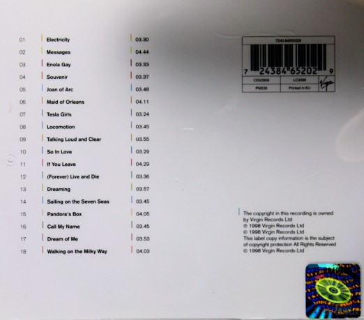 OMD: The OMD Singles [CD]