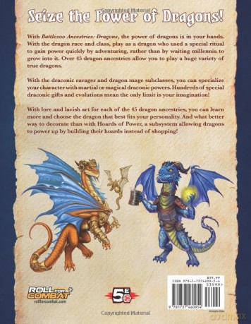 Battlezoo Ancestries Dragons 5e - Seifter [KSIĄŻKA]