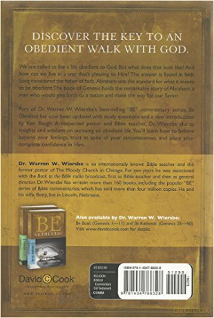 Be Obedient Genesis 1225 - Warren W. Wiersbe [KSIĄŻKA]