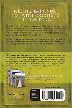 Be Real 1 John - Warren W. Wiersbe [KSIĄŻKA]