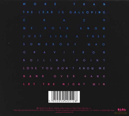 Au Revoir Simone: Move In Spectrums (digipack) [CD]