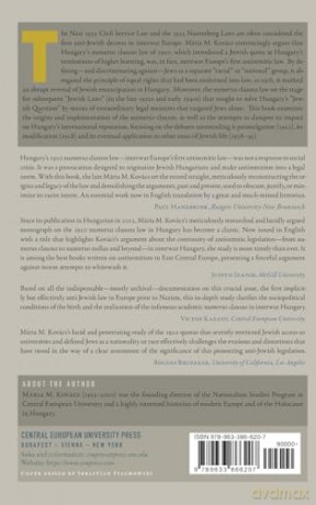 Beginnings Of Anti Jewish Legislation [KSIĄŻKA]